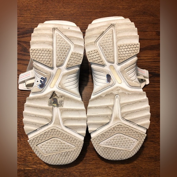 Chunky White Strap Sandals size 9 - Picture 6 of 7